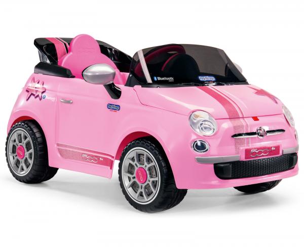 FIAT 500 Star Remote Control Pink Für coole Mädchen Elektroauto Elektro Auto Kinderauto